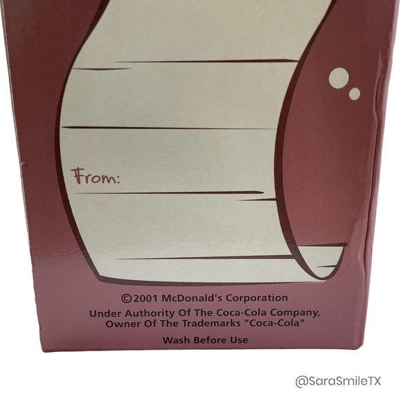 MCDONALD'S COCA-COLA 2001 'Birdie the Early Bird' Christmas Glass - NIB - RARE - Picture 15 of 15